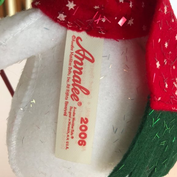 Annalee Christmas Snowman 2006 Broom Corn Cob Pipe Scarf - Picture 6 of 6